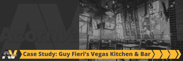 Guy Fieri's Vegas Kitchen and Bar AcornVac Installation Guy Fieri's Vegas Kitchen and Bar AcornVac Installation